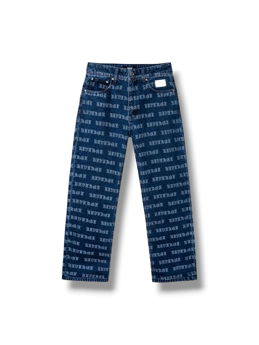 Revenge All Over Print Jeans