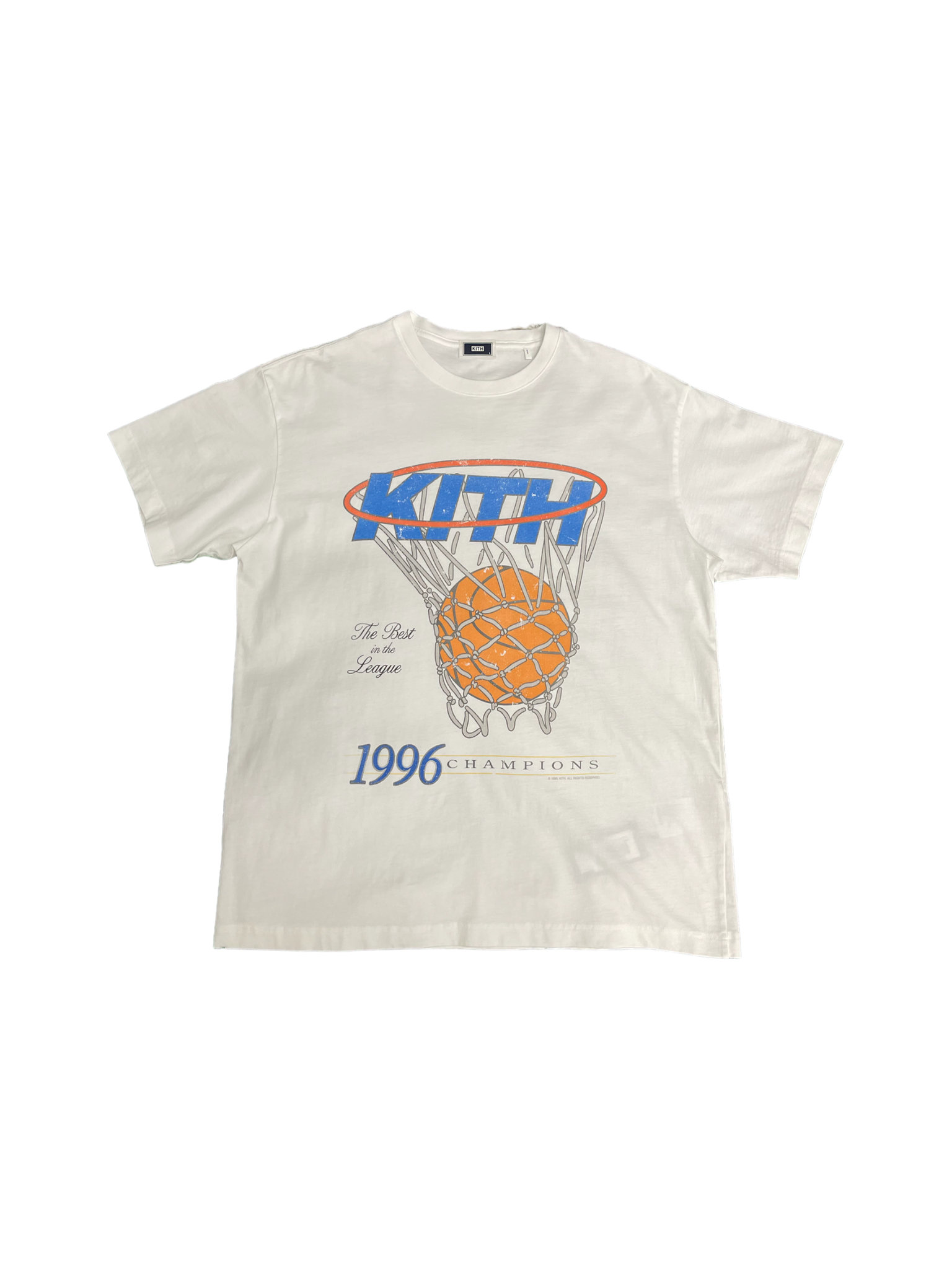 Kith 1996 Champions Basketball Tee "White"