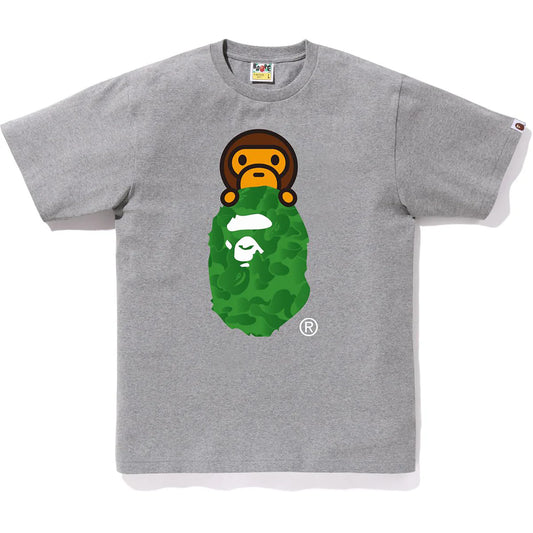 Bape Milo on Apee Tee "Slime/Grey"