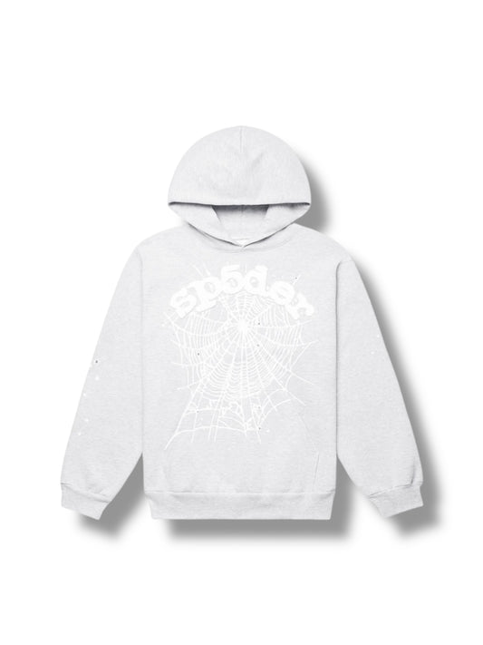 Sp5der Web Hoodie "Heather Grey"
