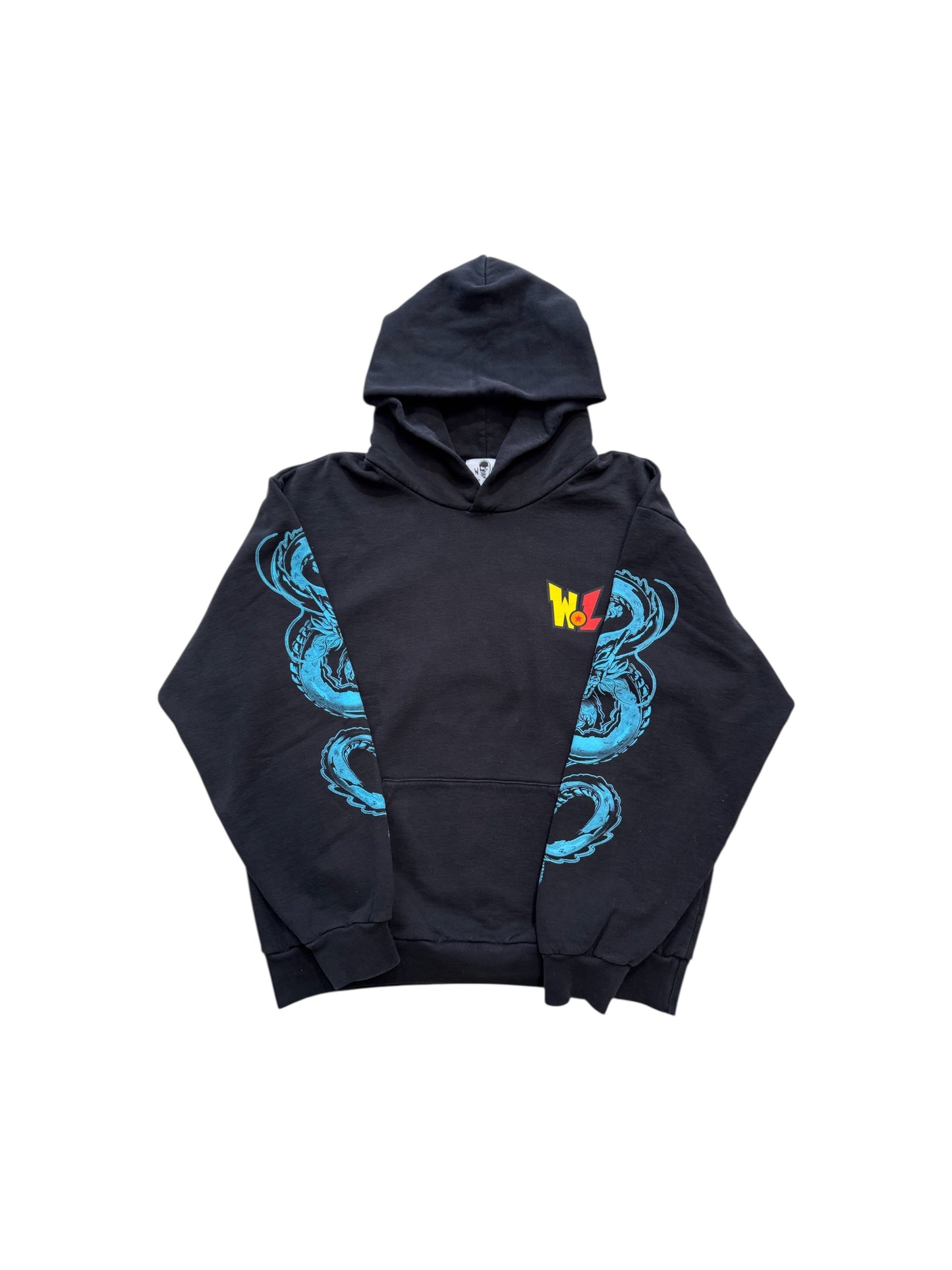 Warren Lotas Super Guy Hoodie "Black"