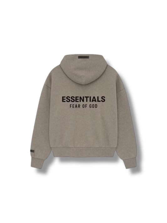 Fear Of God Essentials Zip Up Hoodie FW25 "Homestead Heather"