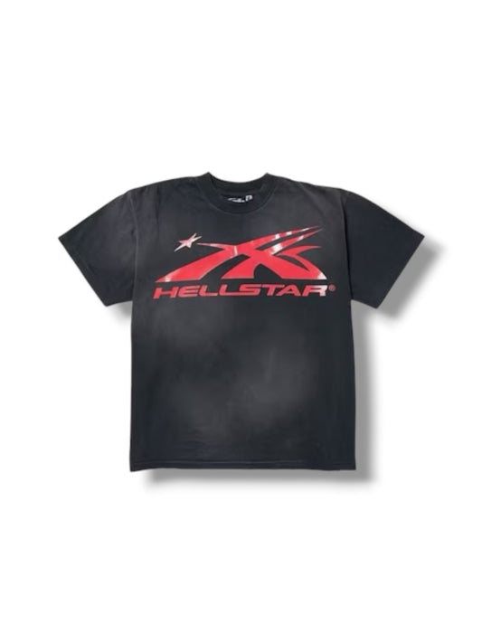 Hellstar Sport Logo Gel Tee "Black"