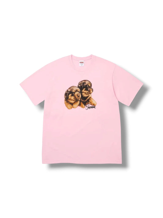 Supreme "Puppies" Tee (Pink)