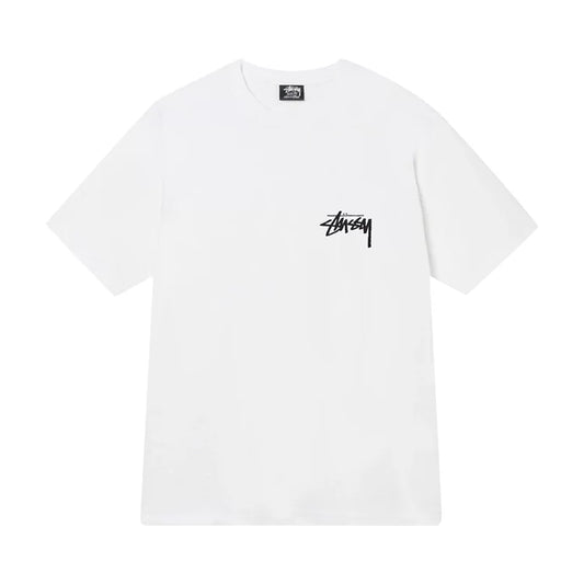 Stussy Fuzzy Dice Tee “White”