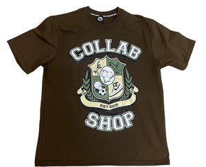 Collab Shop University Tee "Brown"