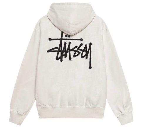 Stussy Basic Logo Hoodie "Cream"