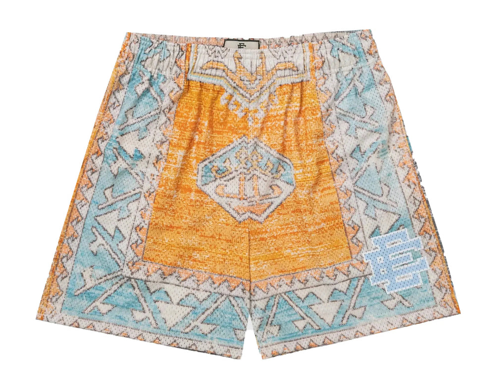 Eric Emanuel Shorts Rugs 4 "Orange/Blue"