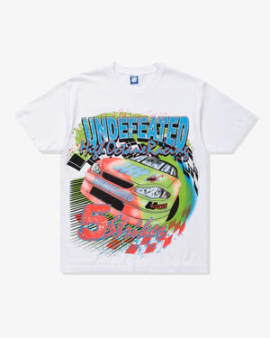 Undefeated Stock Car Tee "White"