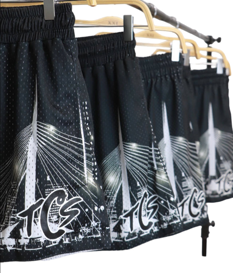 Collab Shop City Mesh Shorts