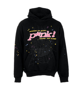 Sp5der P*NK Hoodie "Black"