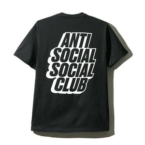 Anti Social Social Club Blocked Tee "Black"