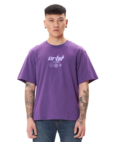Orbit Globe Collection Tee - Purple