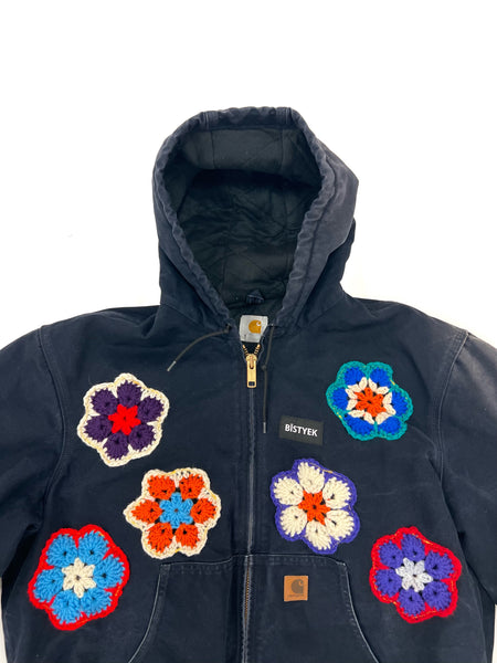 Bistyek-ism 1 of 1 Knitted Flowers Jacket
