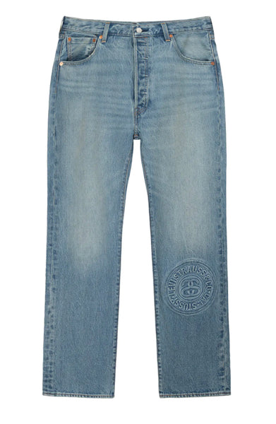 Stussy x Levi's Embossed 501 Jeans