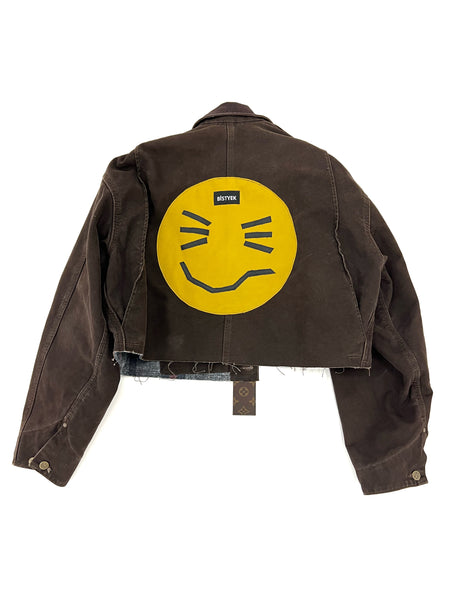Bistyek-ism 1 of 1 Smiley Face Cropped Jacket