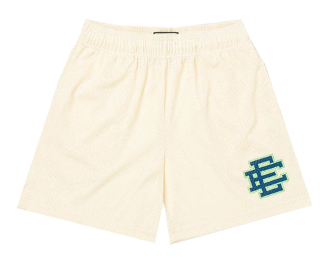 Eric Emanuel Shorts "Antique White Blue/Green"