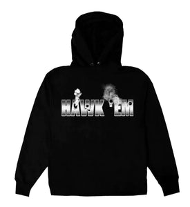 Vlone x Pop Smoke Hawk 'Em Hoodie "Black"