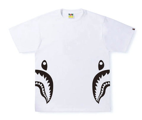 Bape Side Shark Tee "White"