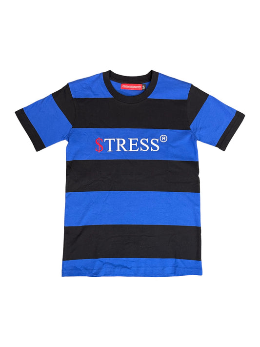 Friday Knights Stress Striped Boxy Tee