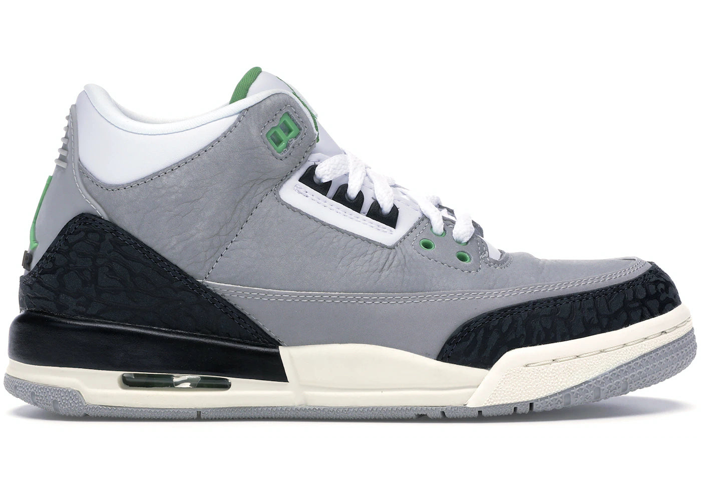 Jordan 3 "Chlorophyll" (USED)