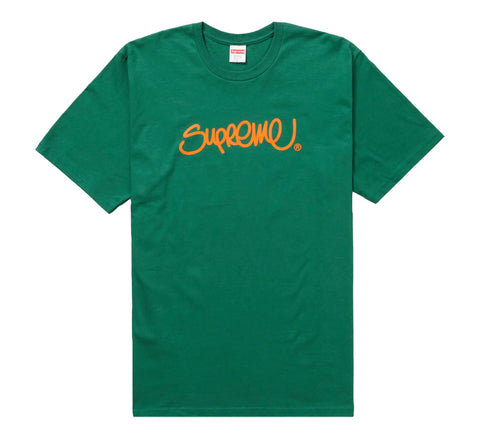 Supreme Handstyle Tee "Light Pine"