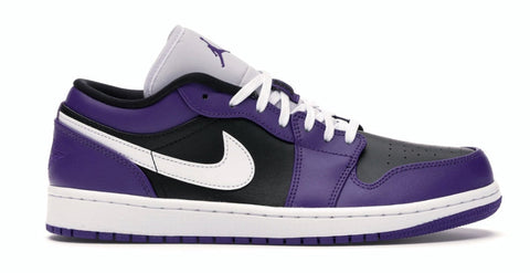 Jordan 1 Low "Court Purple Black"