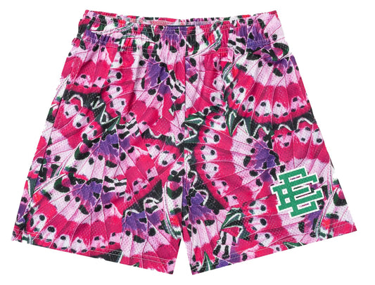 Eric Emanuel Pink Butterfly Shorts