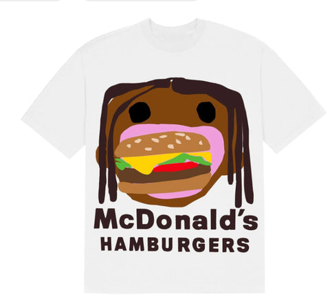 CPFM x Cactus Jack Burger Mouth Tee "White"