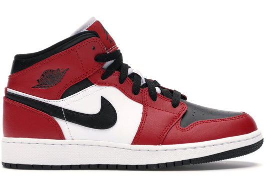 Jordan 1 Mid "Chicago Black Toe" GS