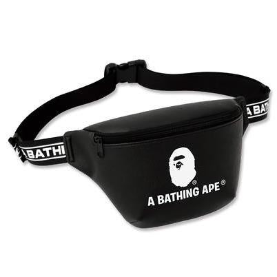 Bape waist bag cheap black