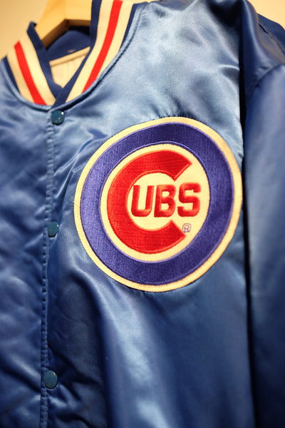 Vintage Chicago Cubs Starter Satin Bomber Jacket