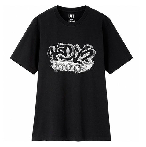 Kaws Uniqlo Tee Word Mark Tee "Black"