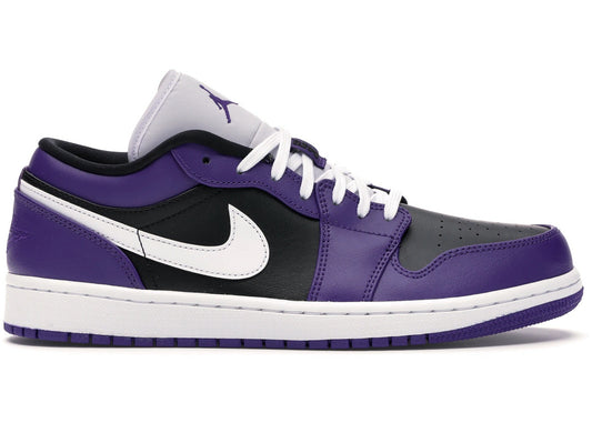 Jordan 1 Low "Black/Purple" (USED)