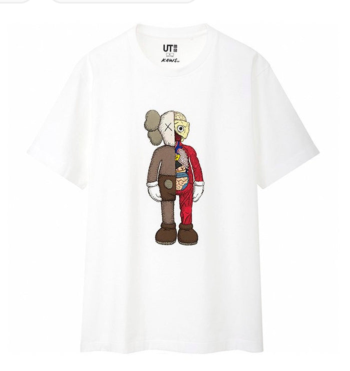 Kaws Uniqlo Flayed Tee "White"