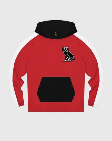 OVO Lightweight Shell Hoodie "Red"