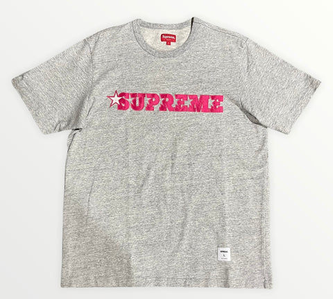 Supreme Star Logo Tee "Heather Grey"