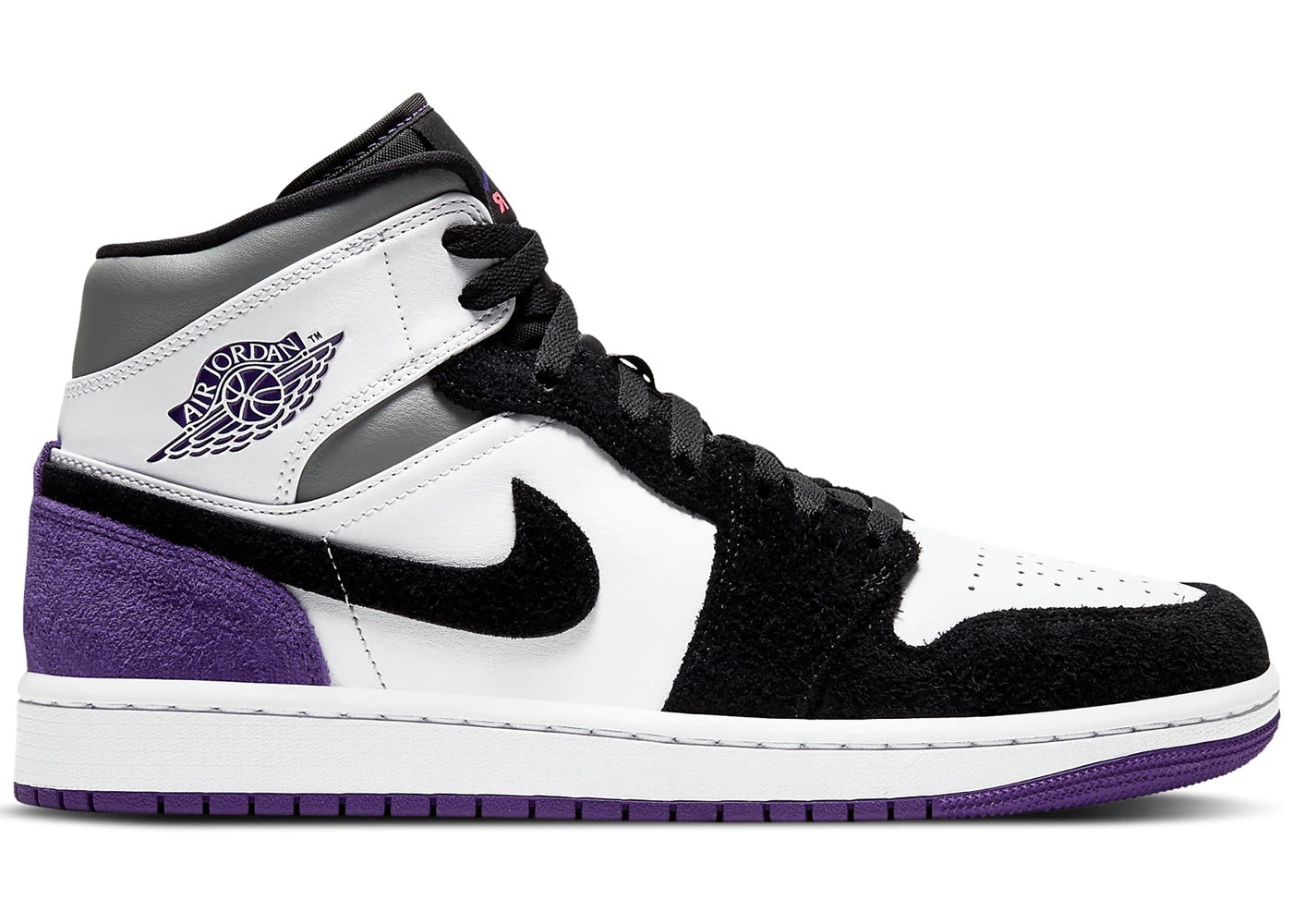 Jordan 1 Mid "Court Purple"