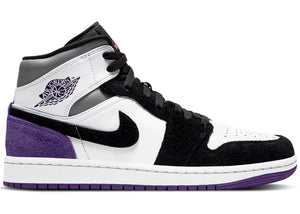 Jordan 1 Mid "Court Purple"