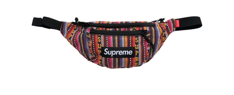 Supreme Woven Stripe Waist Bag