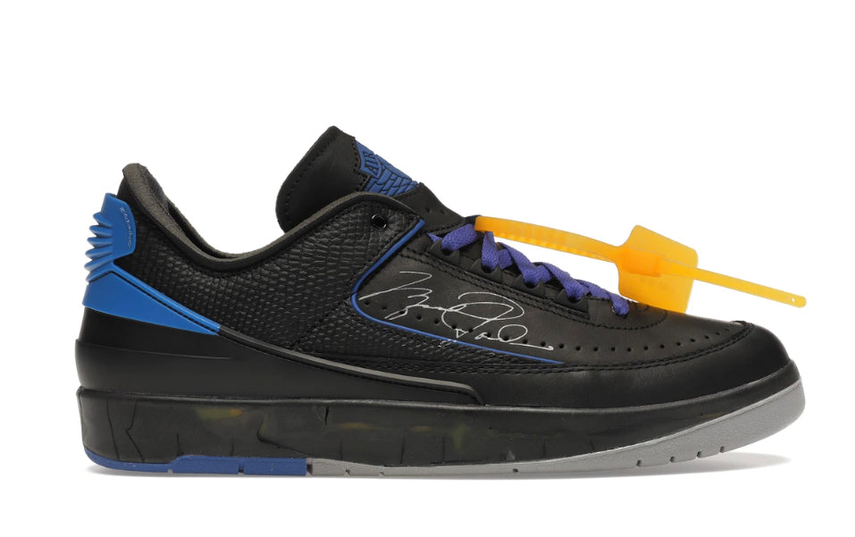 Off White Jordan 2 Low SP "Black Blue"