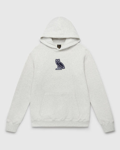 OVO Owl Logo Hoodie Heather Grey