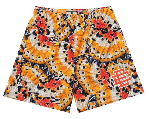 Eric Emanuel Orange Butterfly Shorts