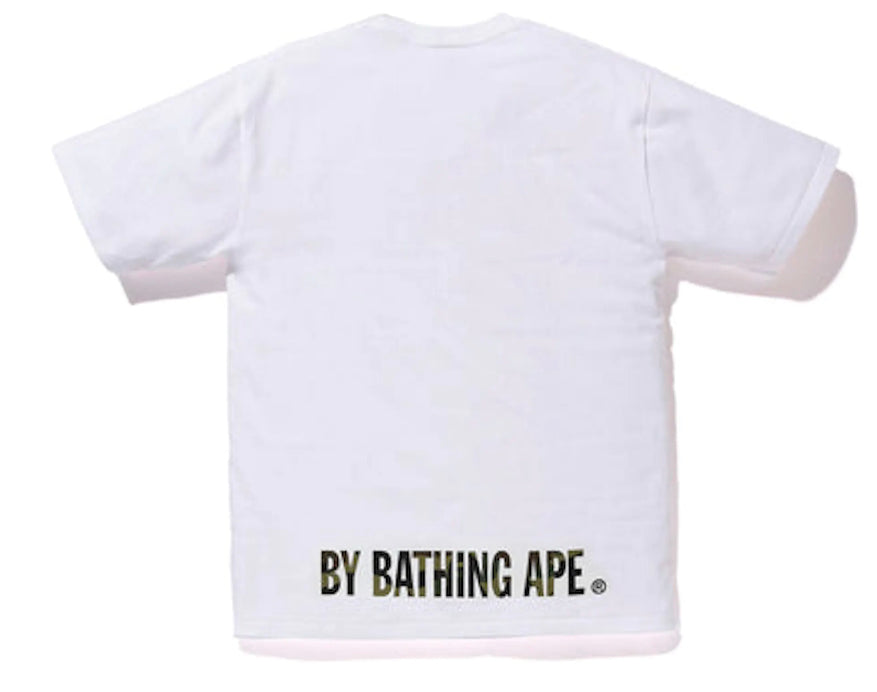 Bape 1st Camo Ape Face Sta Tee "White"