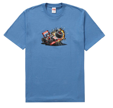 Supreme Crash Tee "Light Royal"