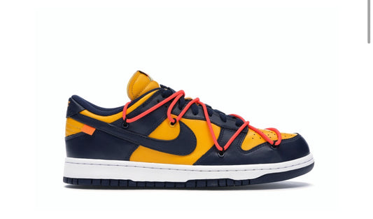 Off-White Nike Dunk Low "Michigan"