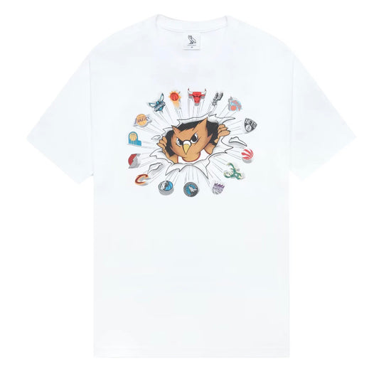OVO x NBA Mascot Tee "White"