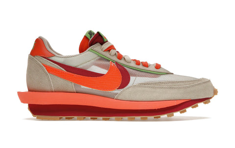 Nike x Clot x Sacai LD Waffle "Orange Blaze"