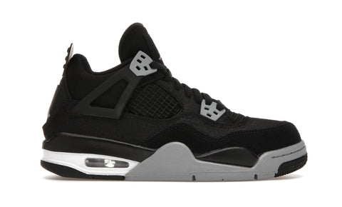 Jordan 4 "Black Canvas" GS