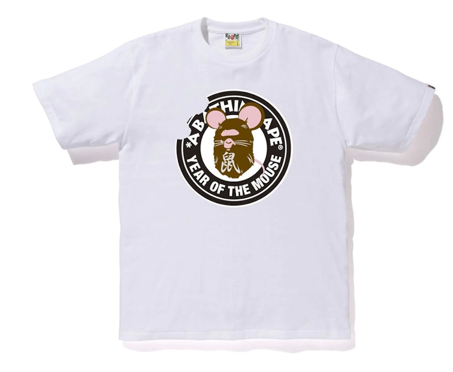 Bape Year of the Mouse Tee "White"